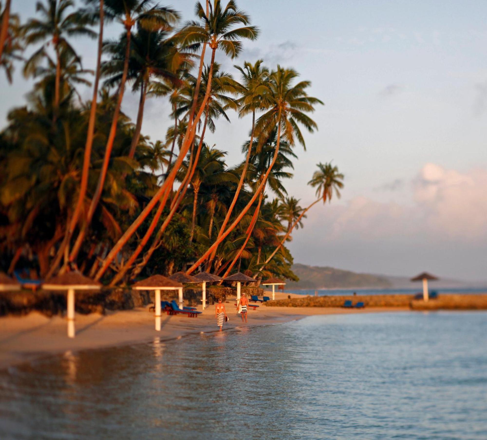 The Warwick Fiji Korolevu (Viti Levu) Exterior foto Beach at the resort