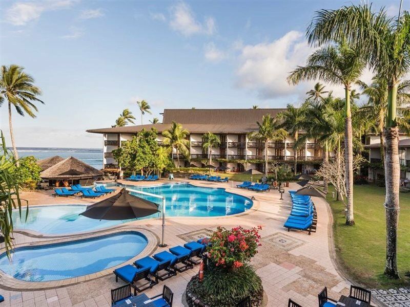 The Warwick Fiji Korolevu (Viti Levu) Exterior foto The pool at the Fiji Marriott