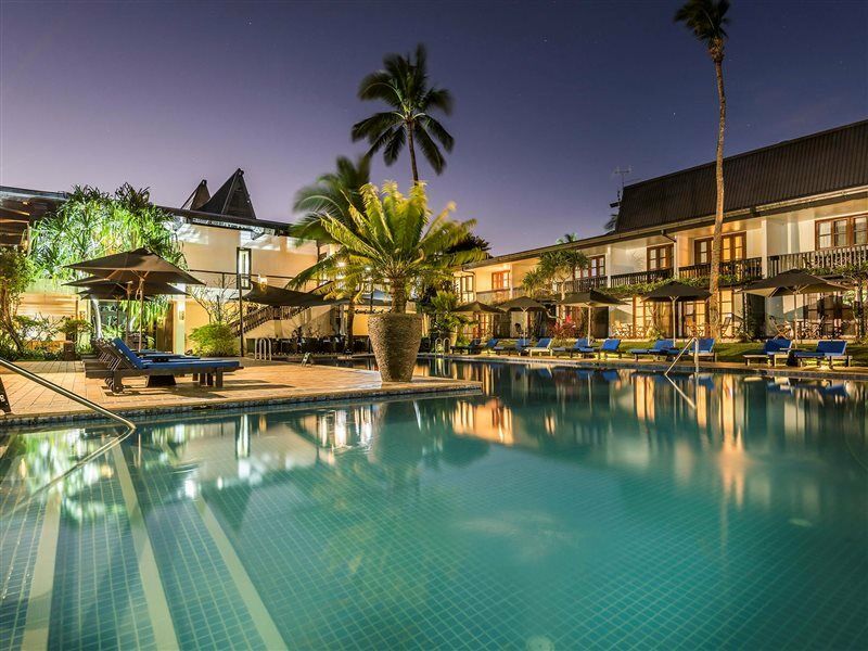 The Warwick Fiji Korolevu (Viti Levu) Exterior foto The pool at the hotel