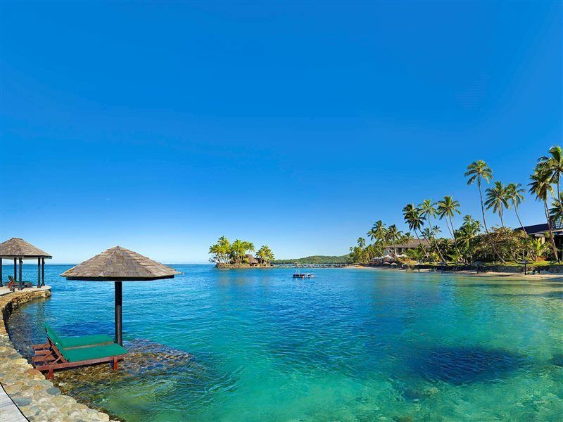 The Warwick Fiji Korolevu (Viti Levu) Exterior foto View of the lagoon